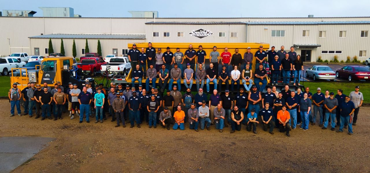 Company Group shot drone in Mine trailer 2400