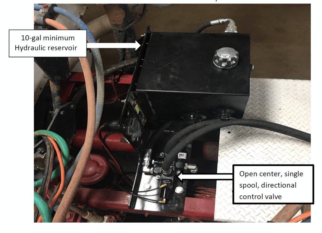 Single trailer hydraulics 1