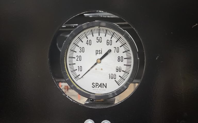 Large Air Gauge in Frame